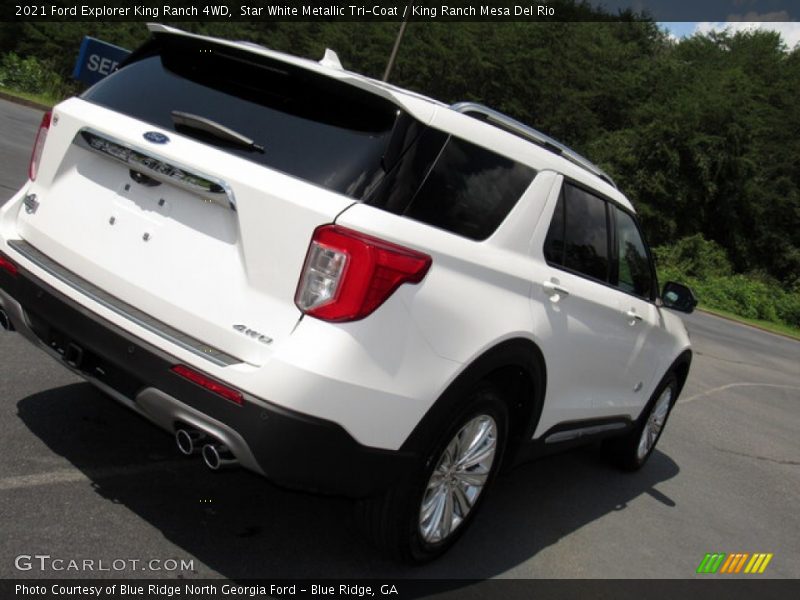 Star White Metallic Tri-Coat / King Ranch Mesa Del Rio 2021 Ford Explorer King Ranch 4WD
