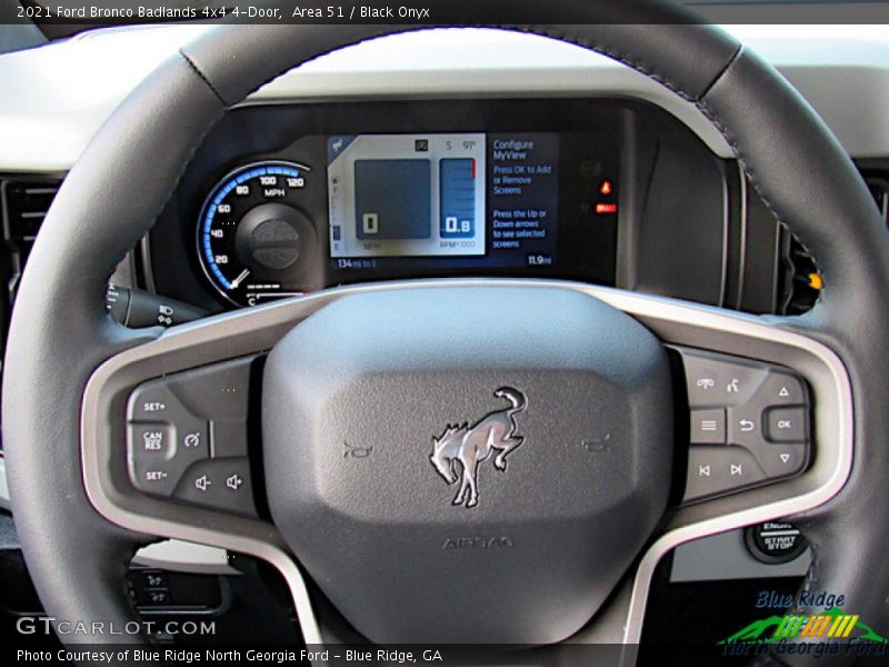  2021 Bronco Badlands 4x4 4-Door Steering Wheel