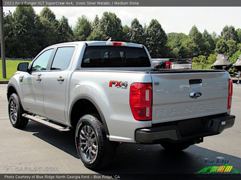 Iconic Silver Metallic / Medium Stone 2021 Ford Ranger XLT SuperCrew 4x4
