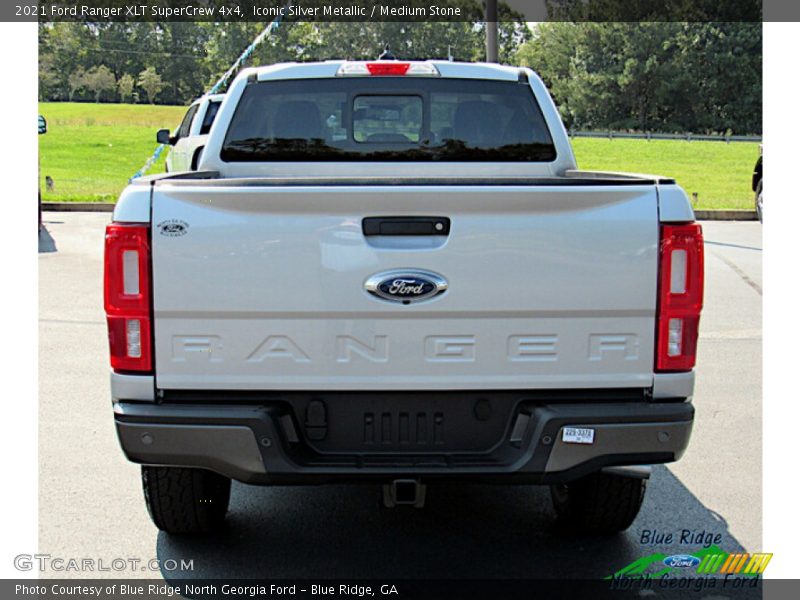 Iconic Silver Metallic / Medium Stone 2021 Ford Ranger XLT SuperCrew 4x4