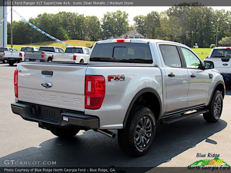 Iconic Silver Metallic / Medium Stone 2021 Ford Ranger XLT SuperCrew 4x4