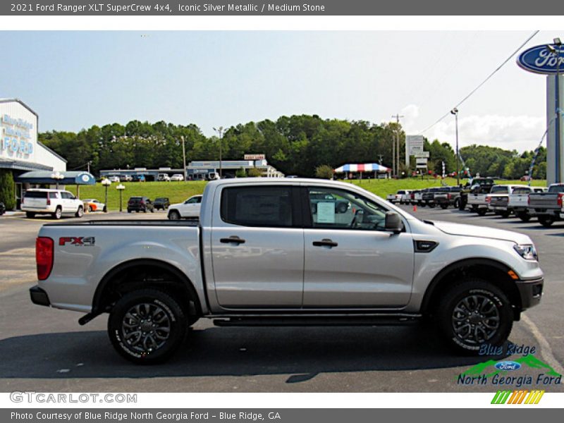 Iconic Silver Metallic / Medium Stone 2021 Ford Ranger XLT SuperCrew 4x4