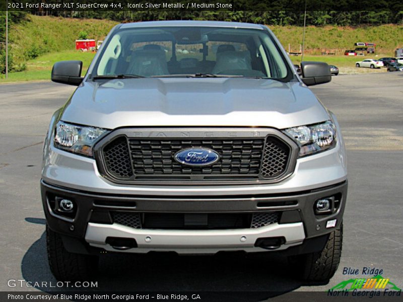 Iconic Silver Metallic / Medium Stone 2021 Ford Ranger XLT SuperCrew 4x4