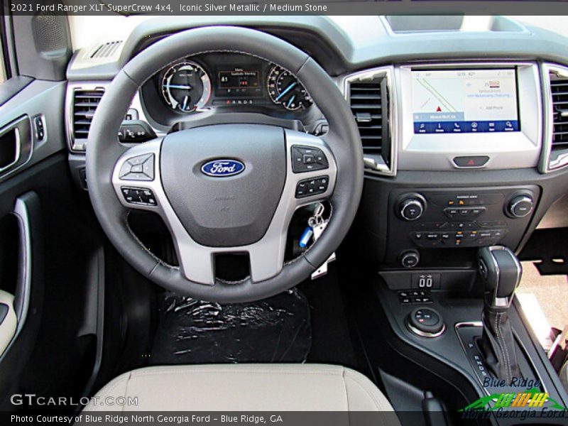 Iconic Silver Metallic / Medium Stone 2021 Ford Ranger XLT SuperCrew 4x4