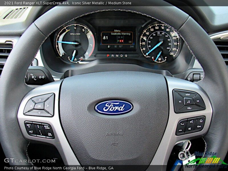 Iconic Silver Metallic / Medium Stone 2021 Ford Ranger XLT SuperCrew 4x4