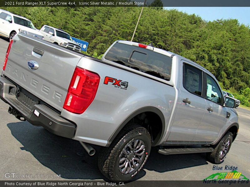 Iconic Silver Metallic / Medium Stone 2021 Ford Ranger XLT SuperCrew 4x4