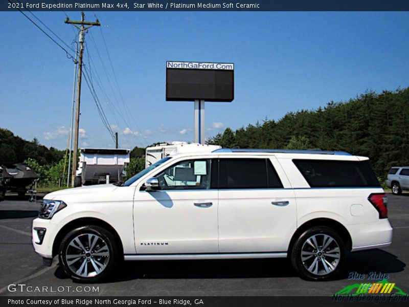 Star White / Platinum Medium Soft Ceramic 2021 Ford Expedition Platinum Max 4x4