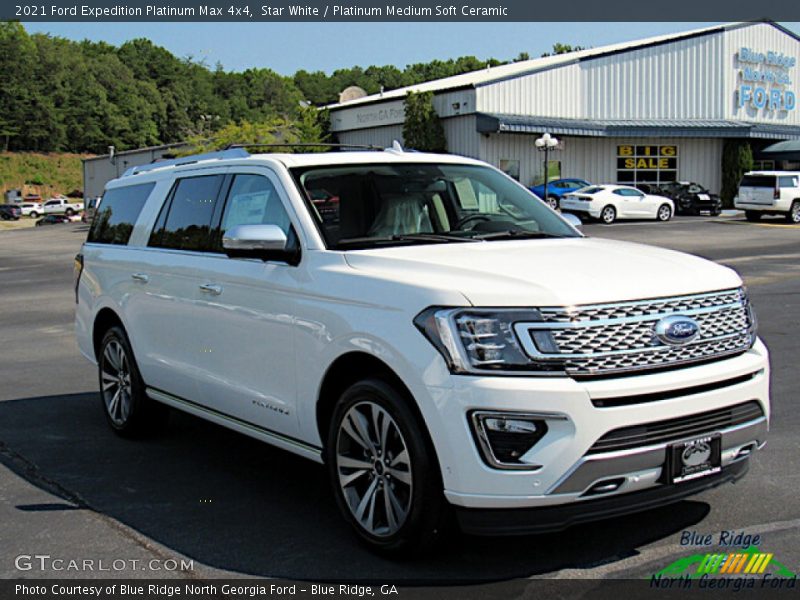 Star White / Platinum Medium Soft Ceramic 2021 Ford Expedition Platinum Max 4x4