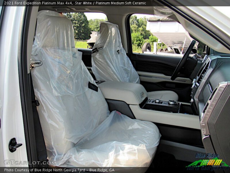 Star White / Platinum Medium Soft Ceramic 2021 Ford Expedition Platinum Max 4x4