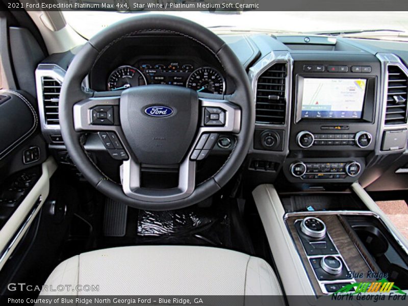 Star White / Platinum Medium Soft Ceramic 2021 Ford Expedition Platinum Max 4x4