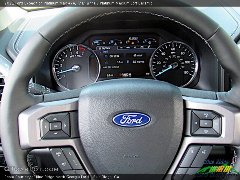 Star White / Platinum Medium Soft Ceramic 2021 Ford Expedition Platinum Max 4x4