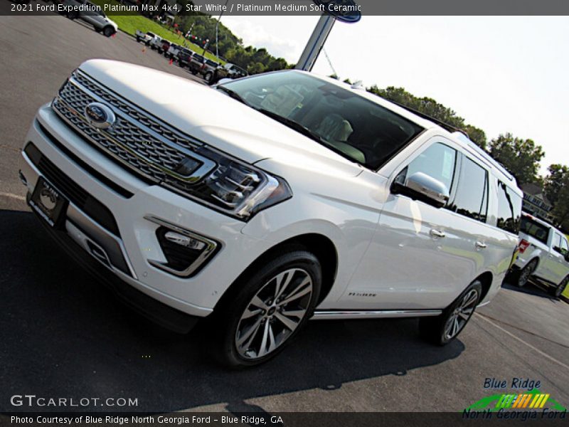 Star White / Platinum Medium Soft Ceramic 2021 Ford Expedition Platinum Max 4x4