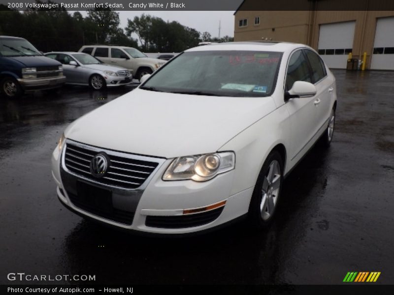 Candy White / Black 2008 Volkswagen Passat Komfort Sedan