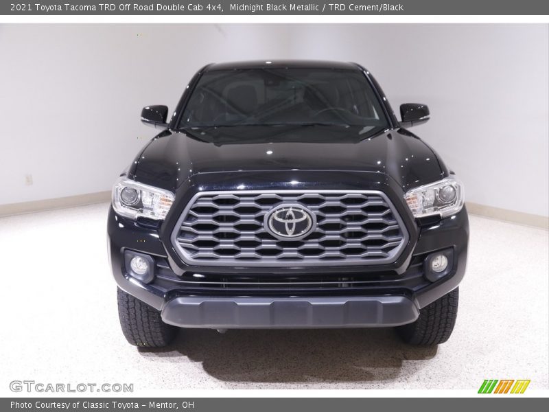 Midnight Black Metallic / TRD Cement/Black 2021 Toyota Tacoma TRD Off Road Double Cab 4x4