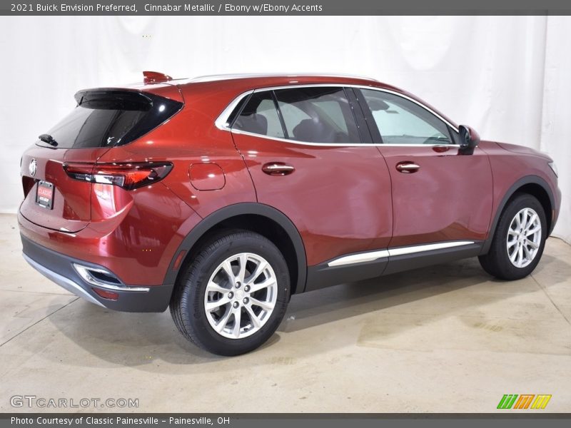 Cinnabar Metallic / Ebony w/Ebony Accents 2021 Buick Envision Preferred