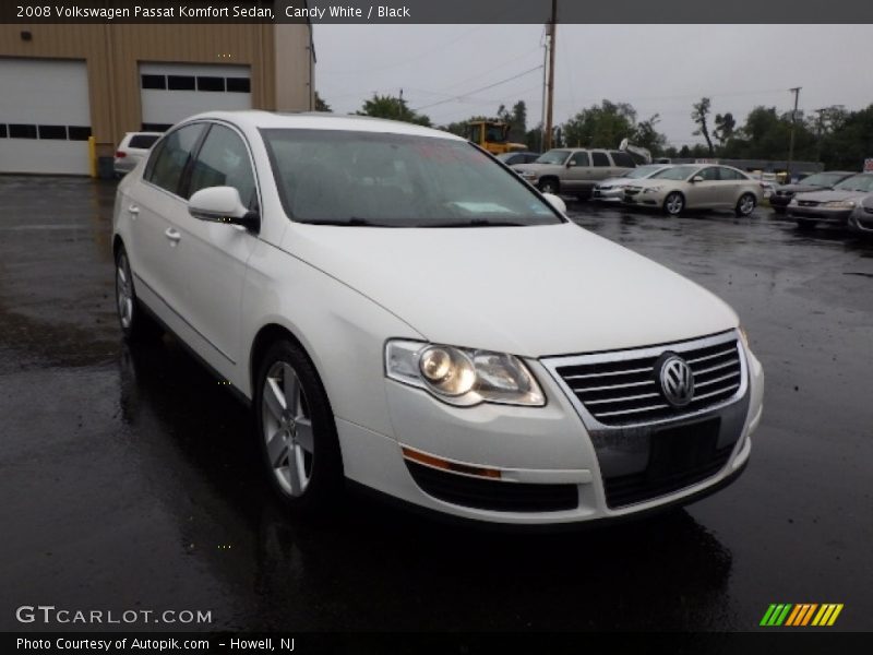 Candy White / Black 2008 Volkswagen Passat Komfort Sedan