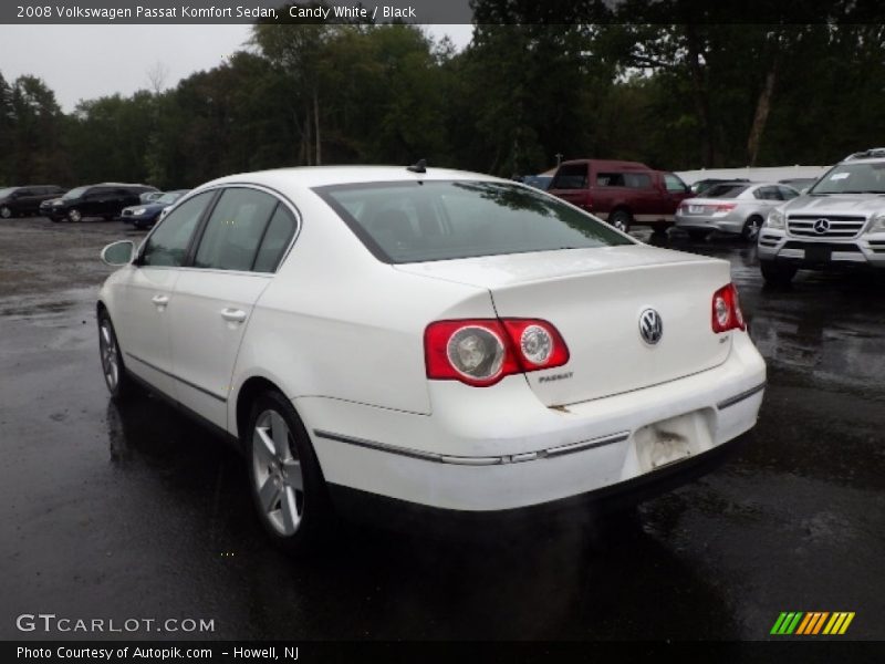 Candy White / Black 2008 Volkswagen Passat Komfort Sedan