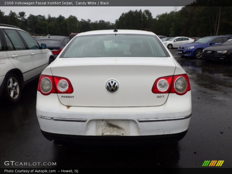 Candy White / Black 2008 Volkswagen Passat Komfort Sedan