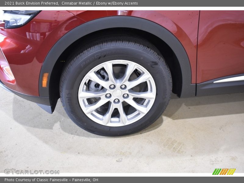 Cinnabar Metallic / Ebony w/Ebony Accents 2021 Buick Envision Preferred