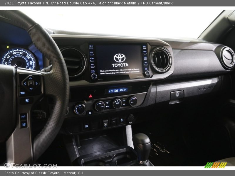 Dashboard of 2021 Tacoma TRD Off Road Double Cab 4x4