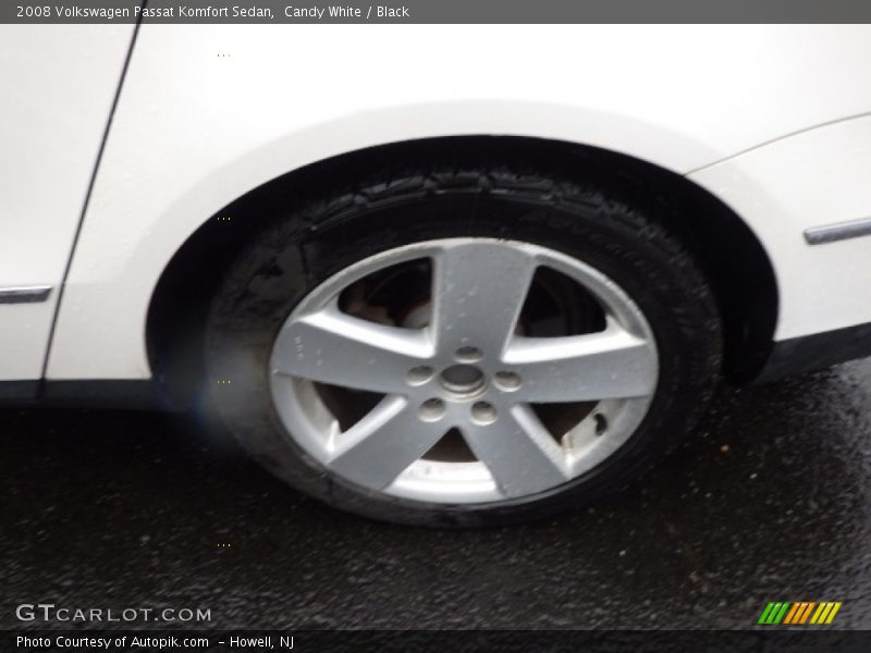 Candy White / Black 2008 Volkswagen Passat Komfort Sedan