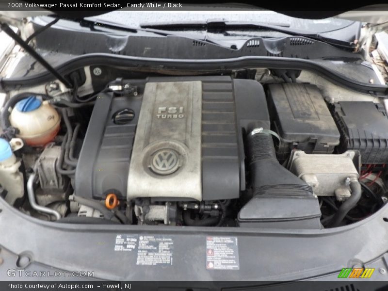 Candy White / Black 2008 Volkswagen Passat Komfort Sedan