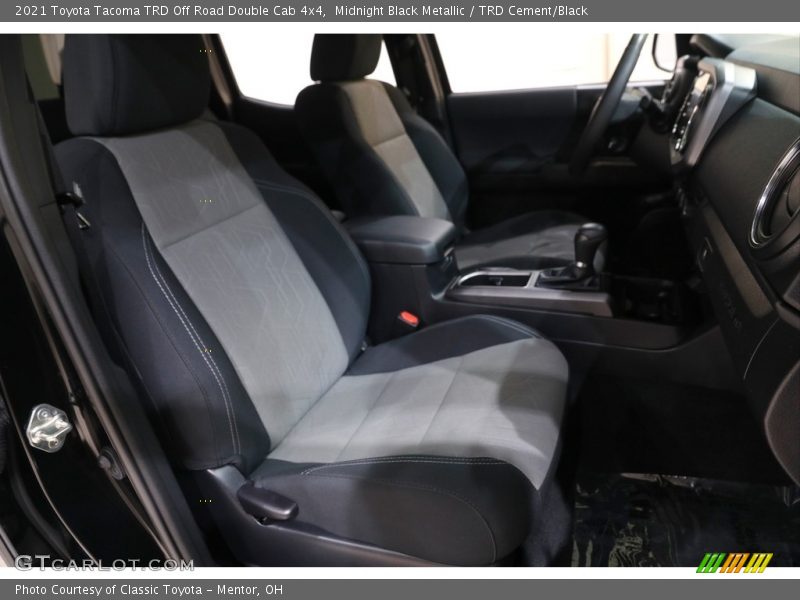 Front Seat of 2021 Tacoma TRD Off Road Double Cab 4x4