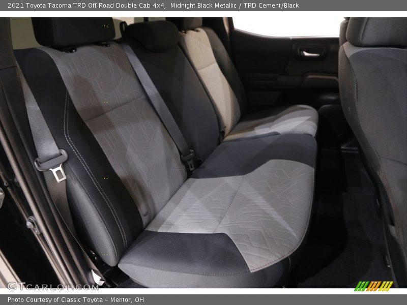 Rear Seat of 2021 Tacoma TRD Off Road Double Cab 4x4