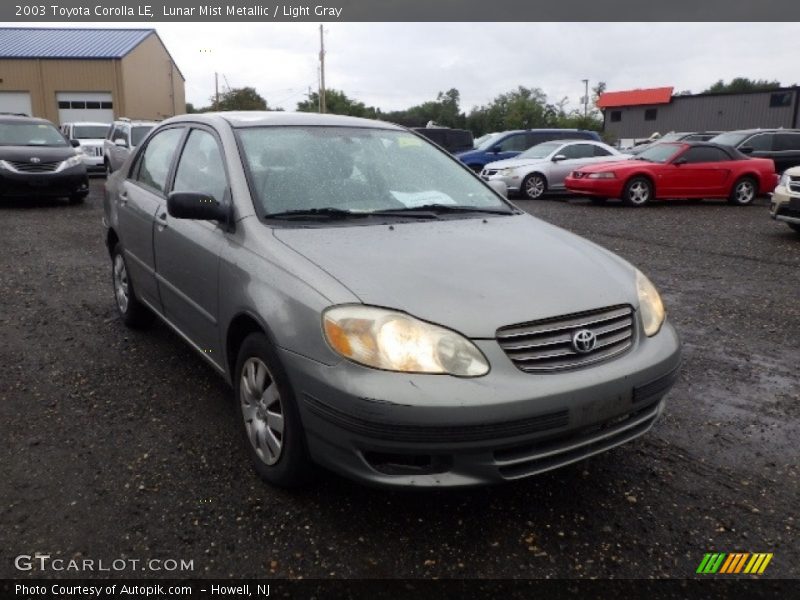Lunar Mist Metallic / Light Gray 2003 Toyota Corolla LE