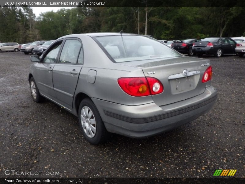 Lunar Mist Metallic / Light Gray 2003 Toyota Corolla LE