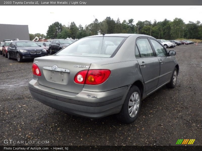 Lunar Mist Metallic / Light Gray 2003 Toyota Corolla LE