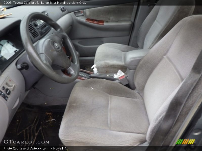 Lunar Mist Metallic / Light Gray 2003 Toyota Corolla LE