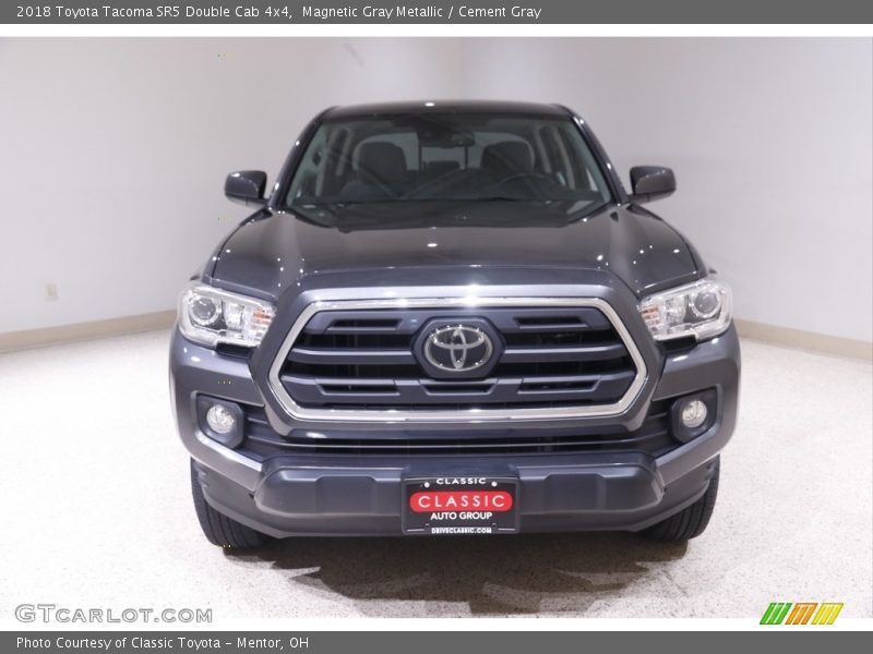 Magnetic Gray Metallic / Cement Gray 2018 Toyota Tacoma SR5 Double Cab 4x4