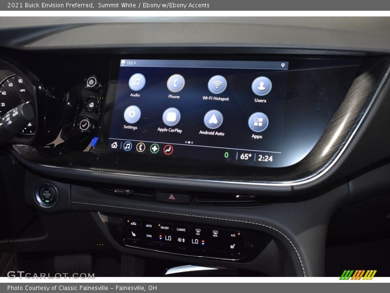 Summit White / Ebony w/Ebony Accents 2021 Buick Envision Preferred
