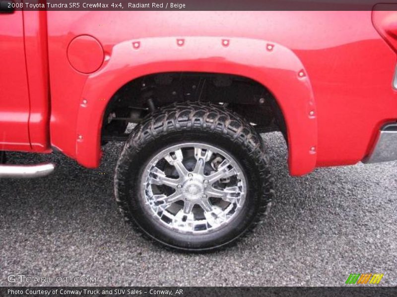 Radiant Red / Beige 2008 Toyota Tundra SR5 CrewMax 4x4
