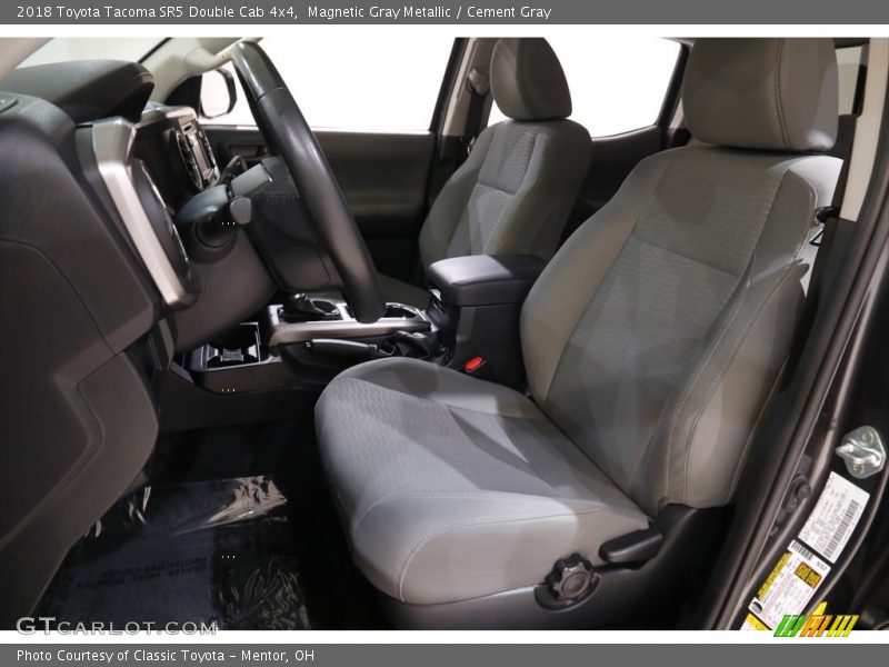 Magnetic Gray Metallic / Cement Gray 2018 Toyota Tacoma SR5 Double Cab 4x4