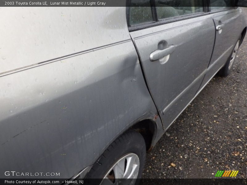 Lunar Mist Metallic / Light Gray 2003 Toyota Corolla LE