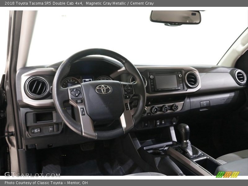 Magnetic Gray Metallic / Cement Gray 2018 Toyota Tacoma SR5 Double Cab 4x4