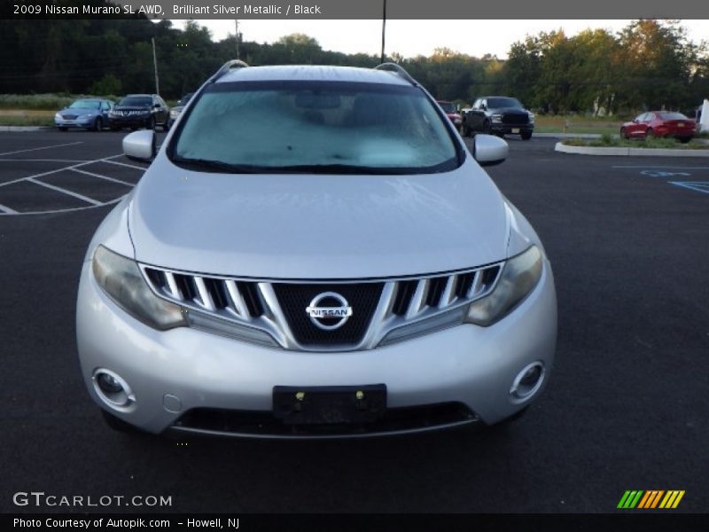 Brilliant Silver Metallic / Black 2009 Nissan Murano SL AWD