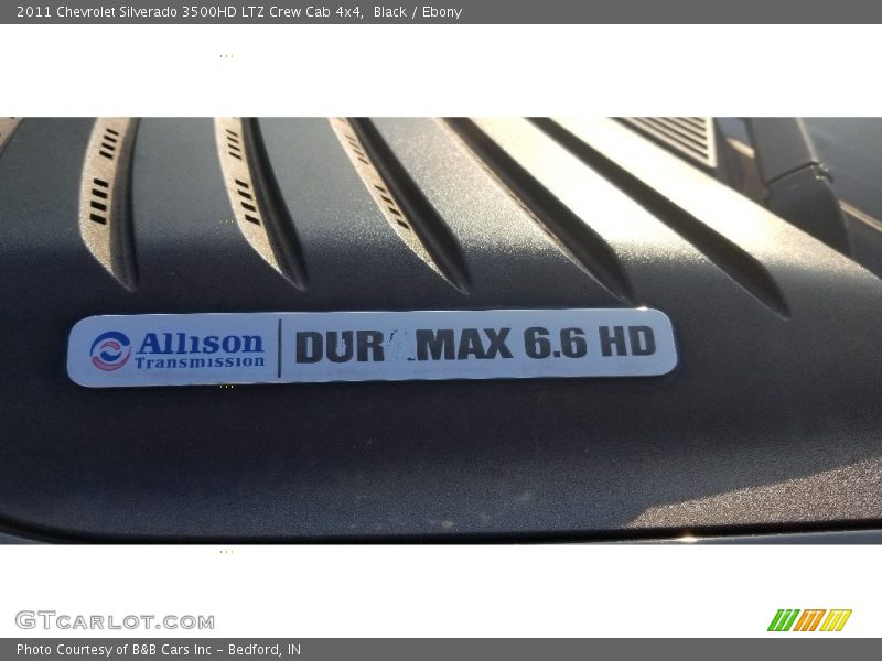Black / Ebony 2011 Chevrolet Silverado 3500HD LTZ Crew Cab 4x4