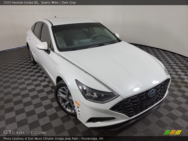 Quartz White / Dark Gray 2020 Hyundai Sonata SEL