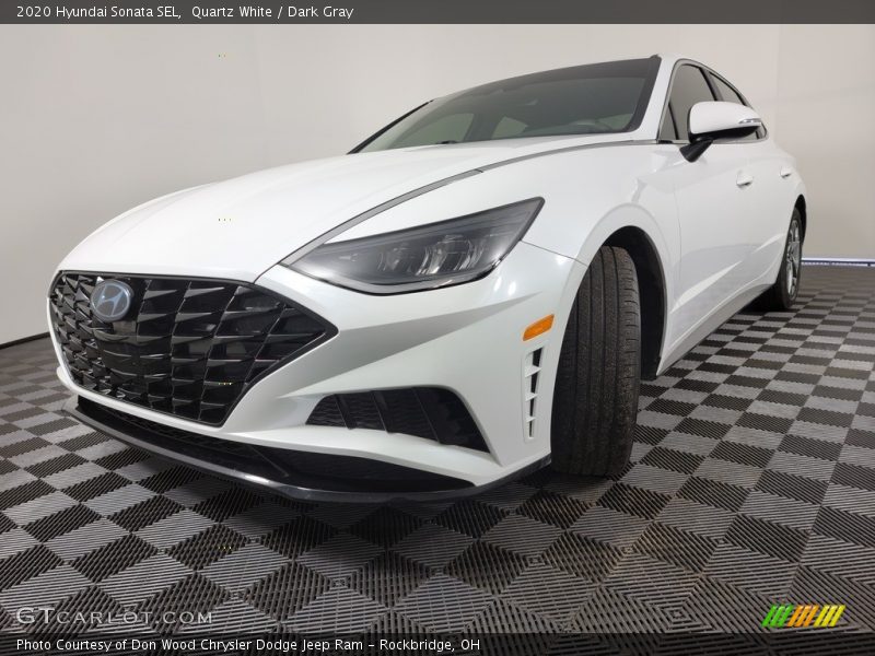 Quartz White / Dark Gray 2020 Hyundai Sonata SEL