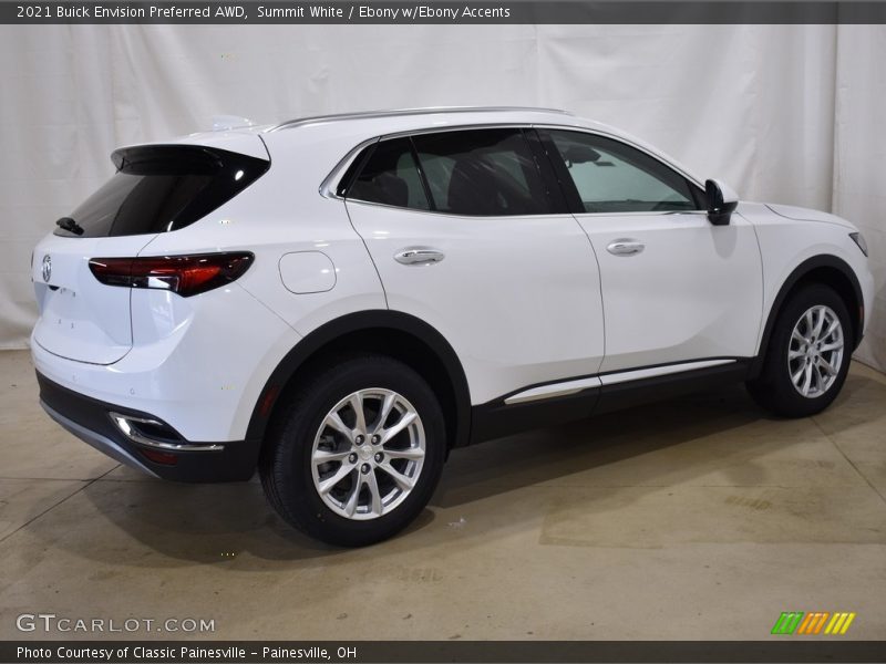 Summit White / Ebony w/Ebony Accents 2021 Buick Envision Preferred AWD