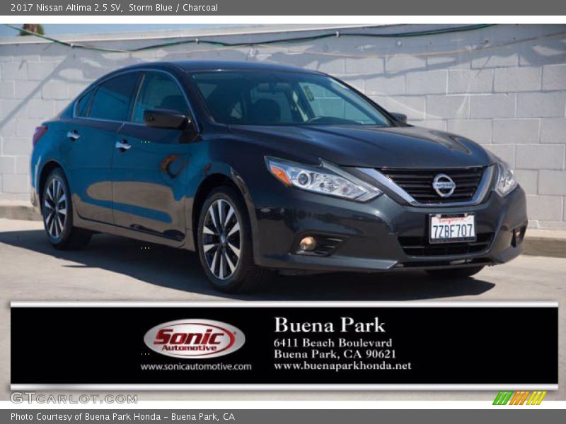 Storm Blue / Charcoal 2017 Nissan Altima 2.5 SV