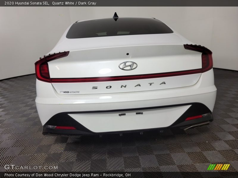 Quartz White / Dark Gray 2020 Hyundai Sonata SEL