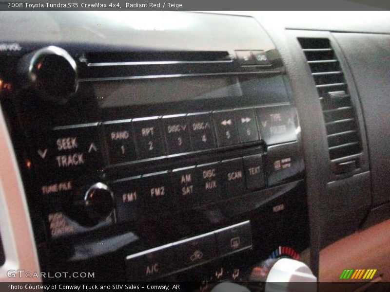 Radiant Red / Beige 2008 Toyota Tundra SR5 CrewMax 4x4