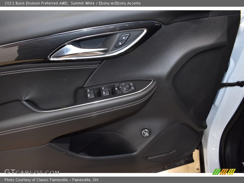 Summit White / Ebony w/Ebony Accents 2021 Buick Envision Preferred AWD