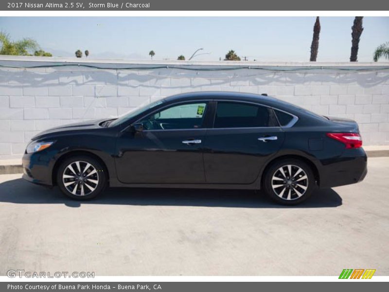 Storm Blue / Charcoal 2017 Nissan Altima 2.5 SV