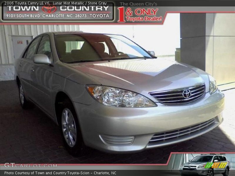Lunar Mist Metallic / Stone Gray 2006 Toyota Camry LE V6