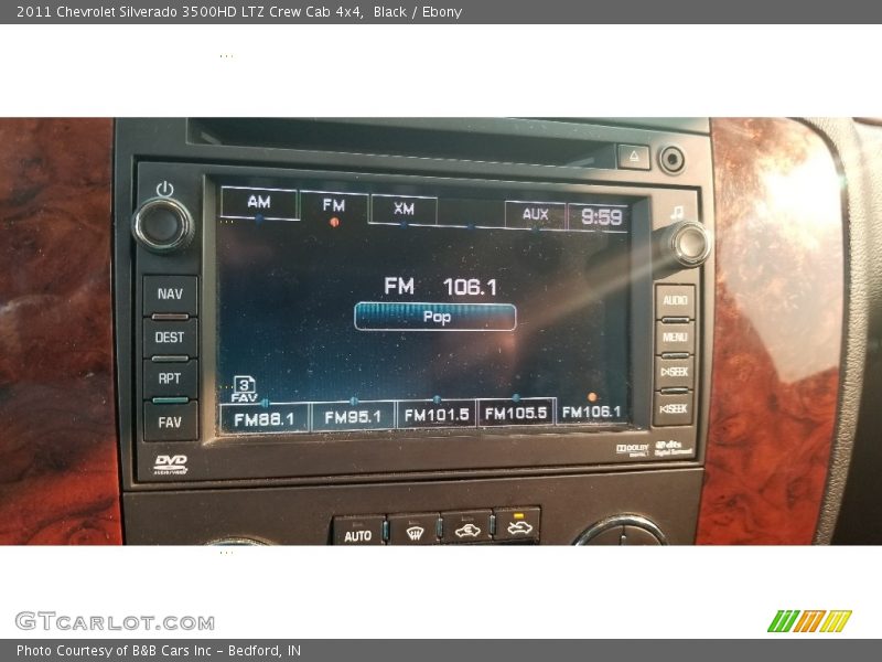 Black / Ebony 2011 Chevrolet Silverado 3500HD LTZ Crew Cab 4x4